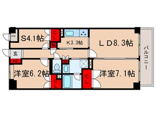 グランフォンテの物件間取画像